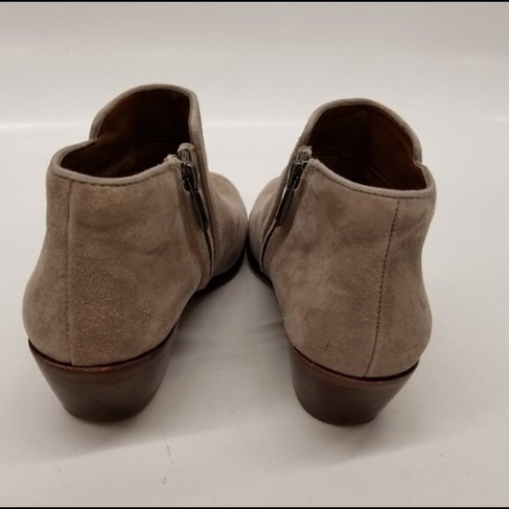 Sam Edelman Petty Women's Beige Leather Ankle Boot - Picture 4 of 12